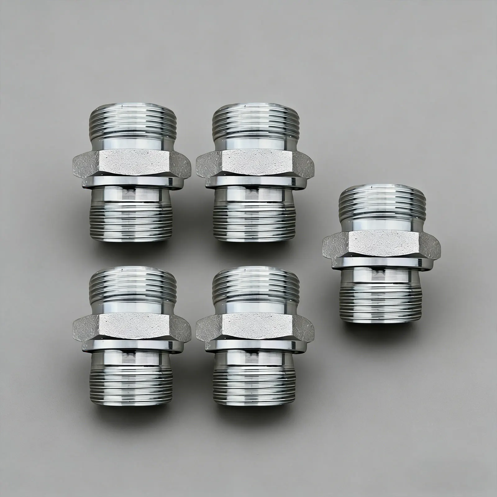 

Гидравлические насадки для мини-экскаваторов M14 - M16, комплект из 5 шт. для микроэкскаваторов 0.8-2 тонны