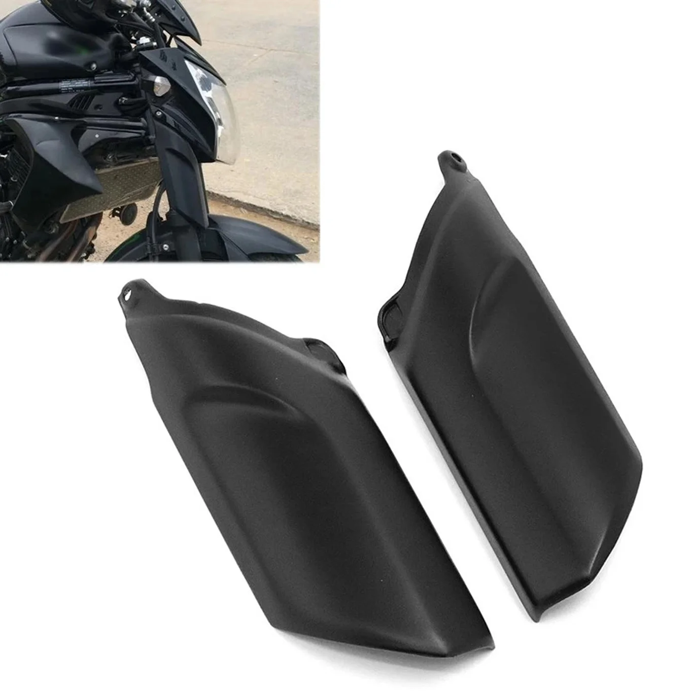 Guardabarros de rueda delantera de motocicleta, cubierta de choque de horquilla de suspensión, carenados protectores para KAWASAKI ER6N ER 6N ER-6N 2012-2016