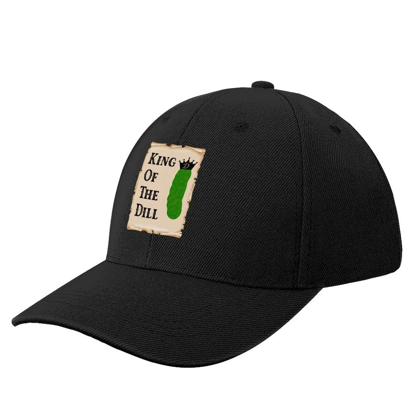 

King of The Dill - Pickle Lover Baseball Cap Military Cap Man Fashion Beach Luxury Hat Kids Hat Women Men's