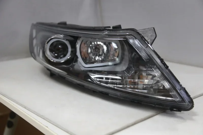 For KIA Optima K5 LED Angel Eyes Head Lamp 2011-2013 Year Hand Made Version