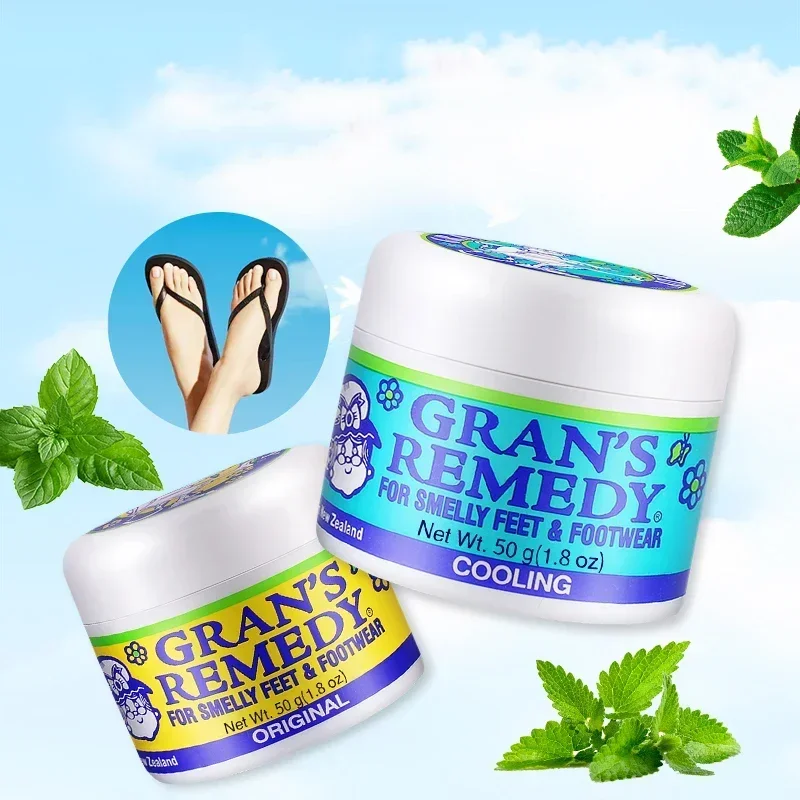 2pcs Original Newzealand Grans Remedy Original Foot Care Powder Smelly Feet Footwear Treatment Foot Odour Control