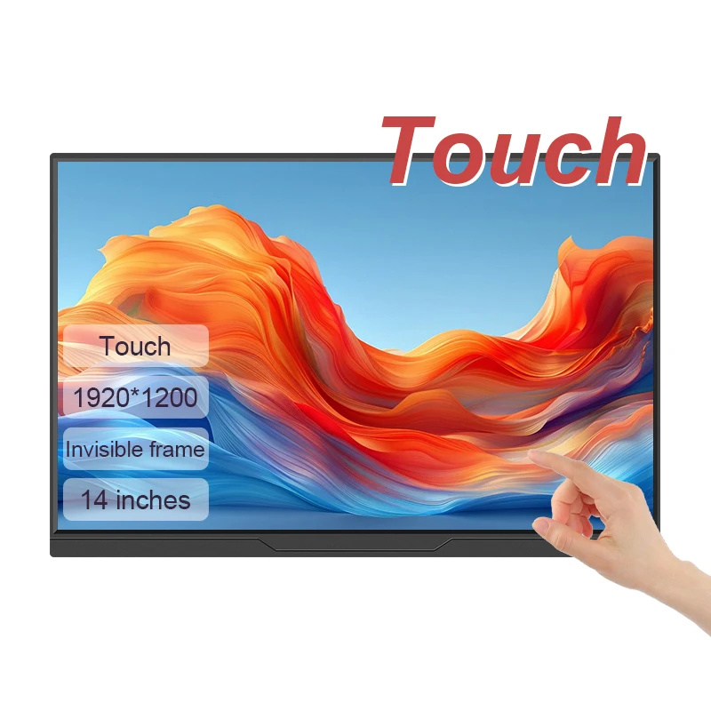 

LANLIPU 14/16inch Touch Portable Monitor Second Screen 1920*1200 For Cell Phone LaptopG For XBox PS4 /5Switch Computer Extension