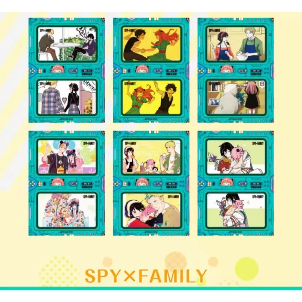 Wholesale SPY×FAMILY Card For Children Funny Daily Anime Bond Forger Anya Forger Limited Game Collection Card Christmas Gifts