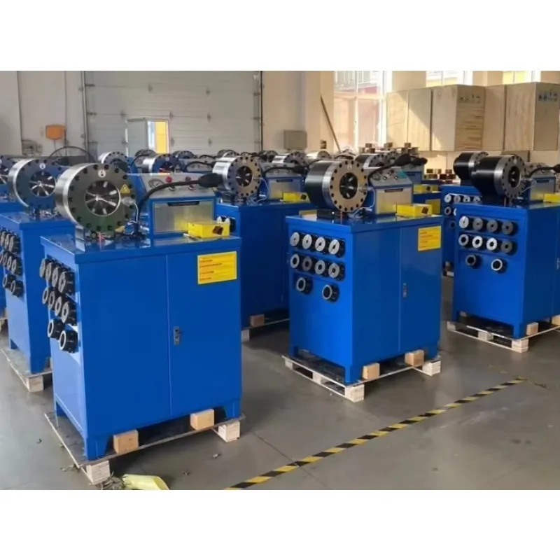 Portable High Quality 4KW Portable Hydraulic Swaging Crimping Hose Machine 1/4-2 POWER SP60 for Rubber Hose Processing
