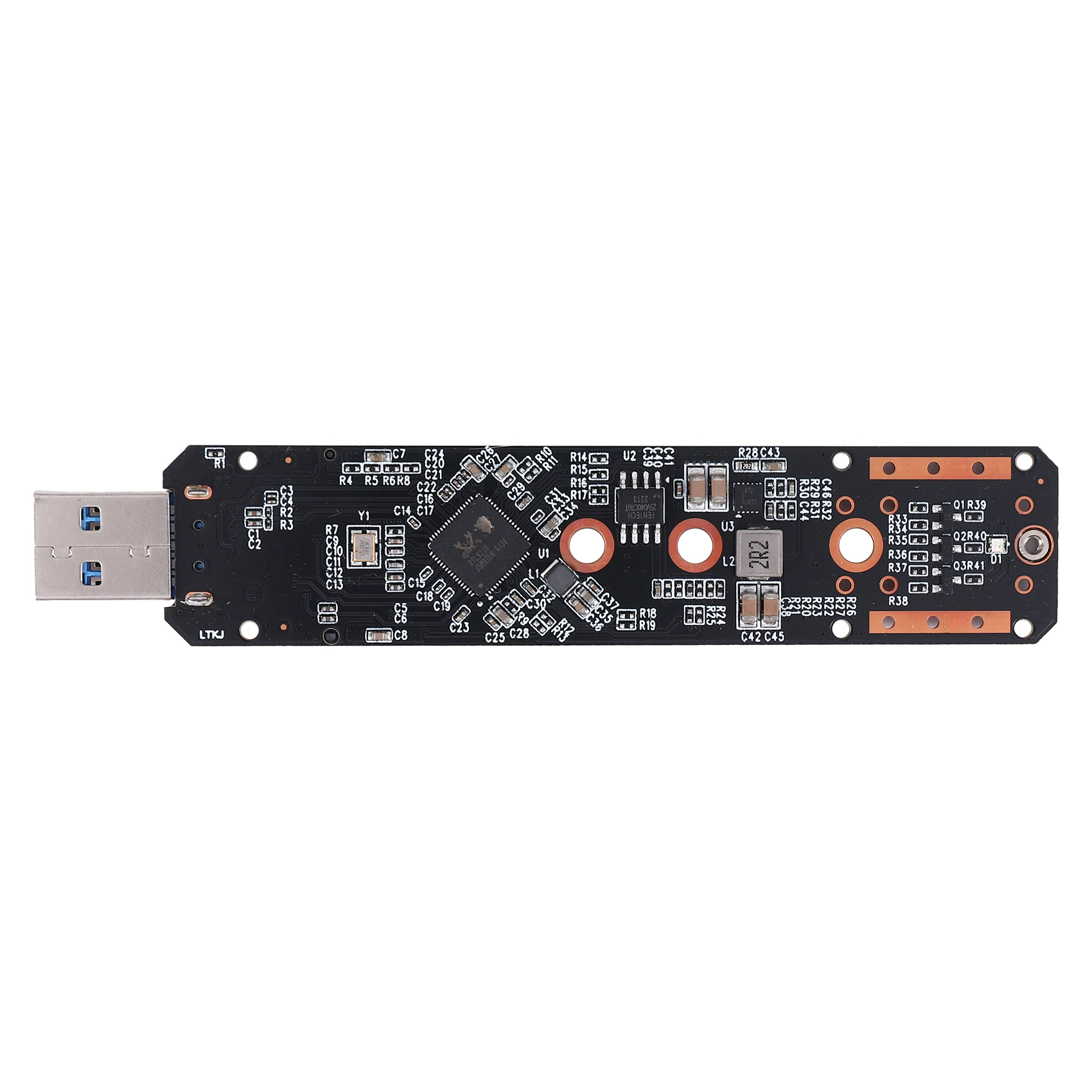 

QWE-M.2 NVME SSD To USB3.2 GEN2 10Gbps Adapter M.2 NVME SSD Adapter For 2230 2242 2260 2280 NVME M.2 SSD RTL9210B