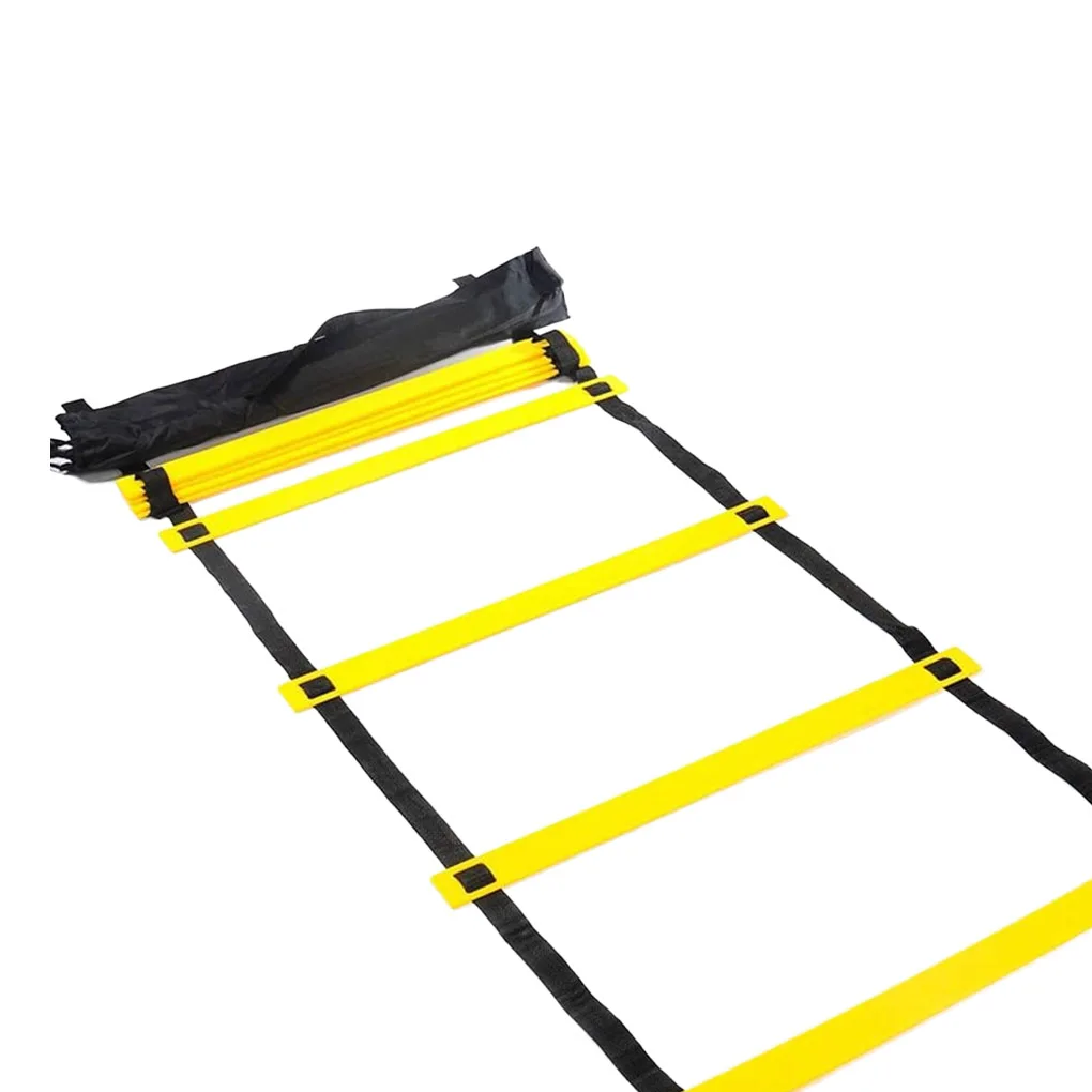 Agility Training Ladder Soccer Speed Jumping Sport Equipment Football Footwork Practise 3 5m Yellow