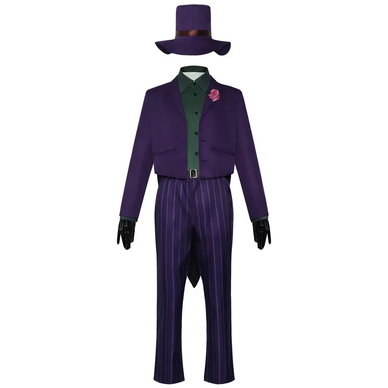 مورتال كومبات 11 مهرج مهرج قميص سترة السراويل العليا البدلة تأثيري حلي هالوين حفلة تنكرية كرنفال الزي للرجال kn.7