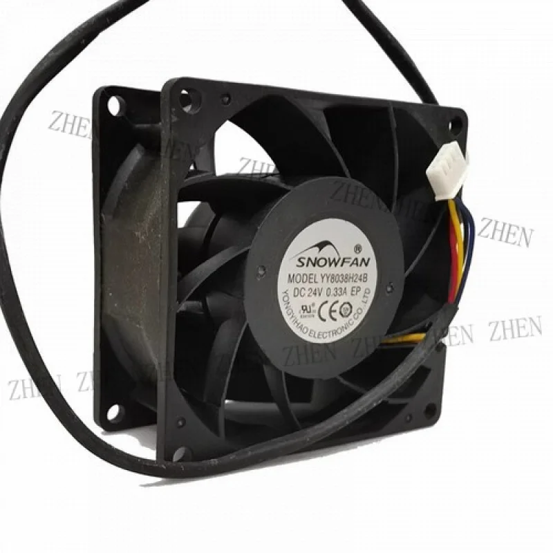 Y 1 Pc. New FOR YY8038H24B Cooling Fan 8038 DC24V 0.33A 8CM 3Pin
