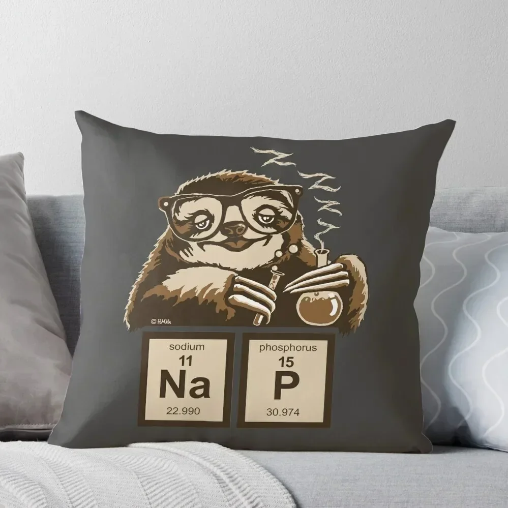 Chemistry sloth discovered nap Throw Pillow Sofa Cushions Covers Marble Cushion Cover Sofa Cushions pillow