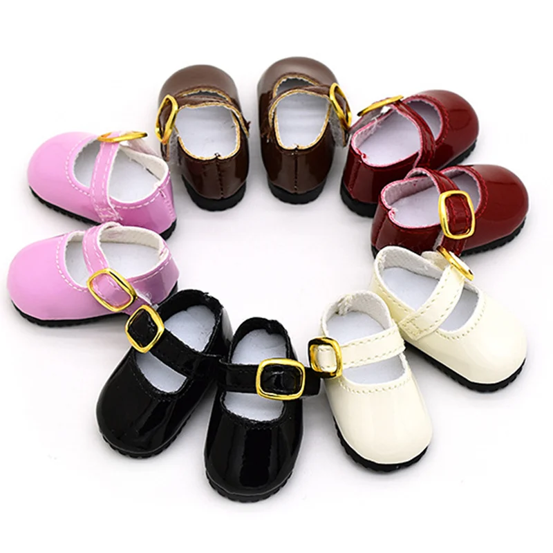 New Cute Baby Doll‘s Shoes 1/6 Bjd Accessories PU Shoees 28cm Doll Dress Up Toy for Girls Play House Toys