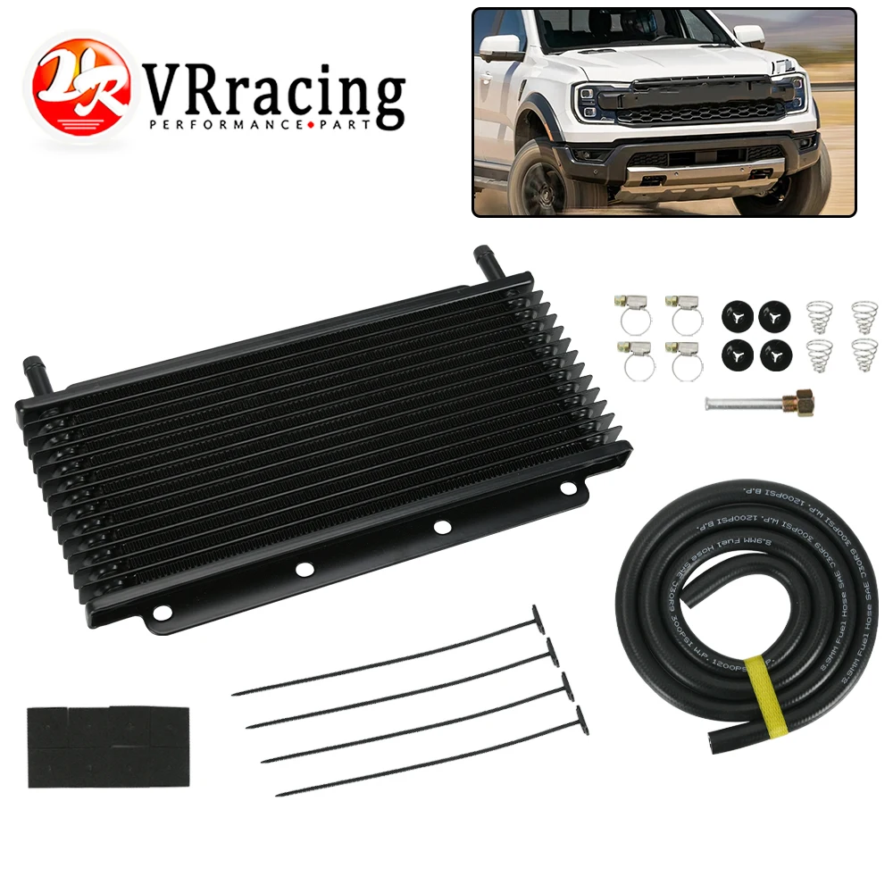 Universal Aluminum Automatic Transmission Oil Cooler 14 Rows Oil-Cooled Radiator
