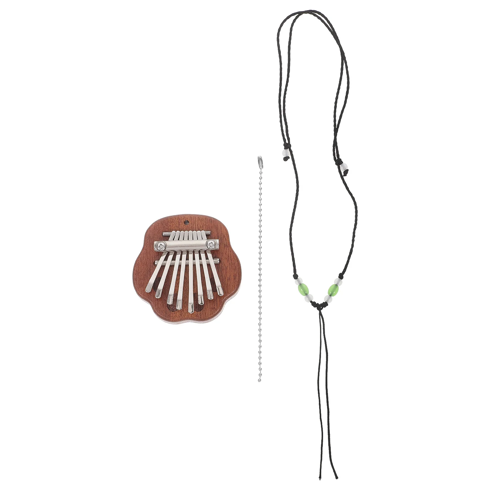 

8-Tone Wooden Kalimba Pentagram Design Portable Thumb Piano Music Instrument for Beginners and Friends Practice