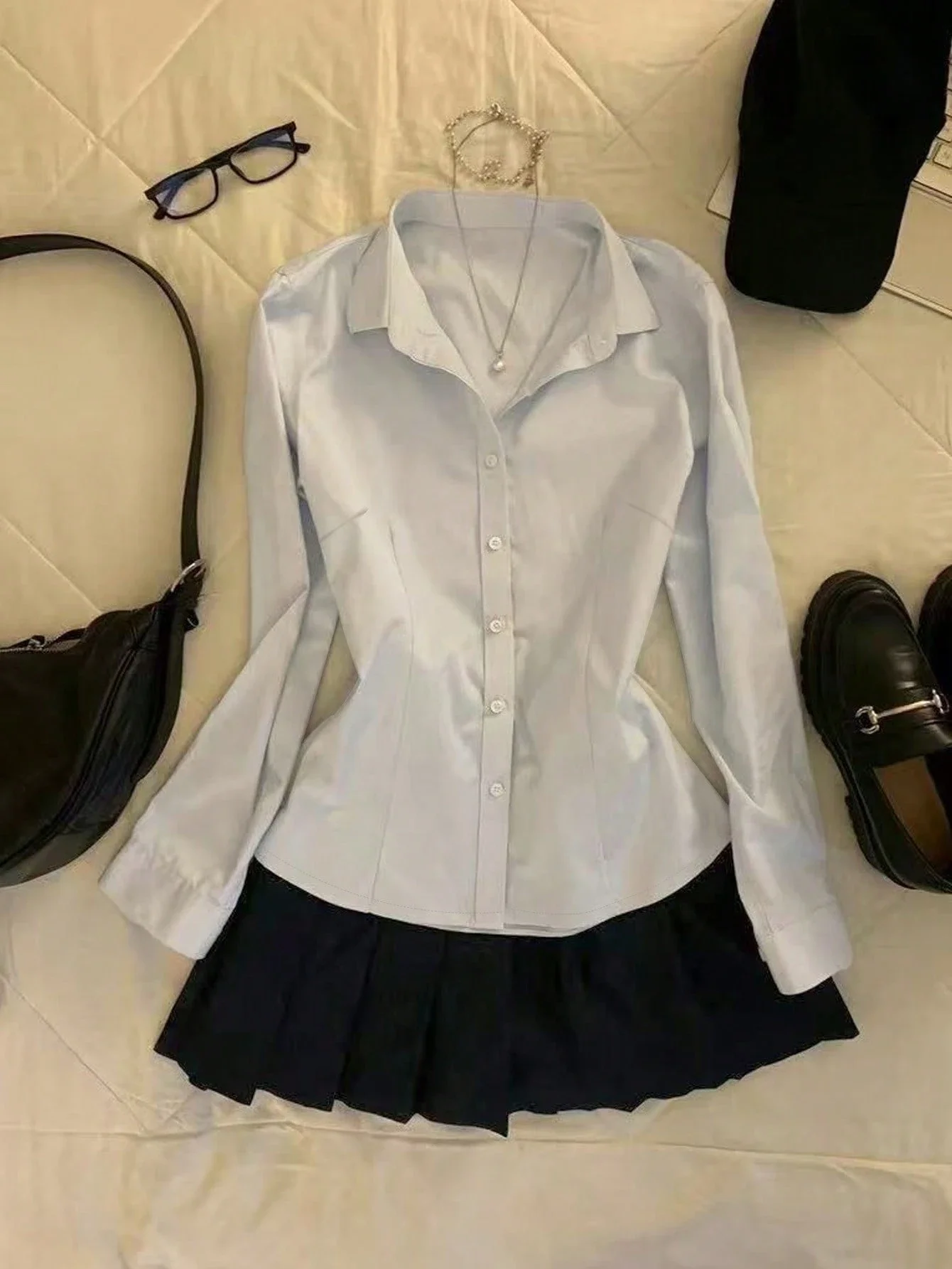 

Женская полосатая рубашка с длинным рукавом на пуговицах, повседневная блузка