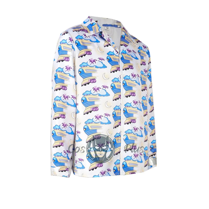 الدكتور إيميت براون تأثيري حلي فيلم الكبار الرجال هاواي يتوهم قميص مطبوع هالوين كرنفال بركة حفلة الشارع الشهير