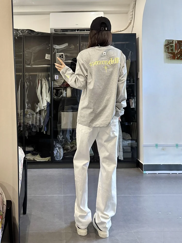 

Cleanfit Soft Clean Waed Denim Jeans Slim Fit Bootcut Pants Men's High Street Sle Straight Leg Jeans Youth Faion