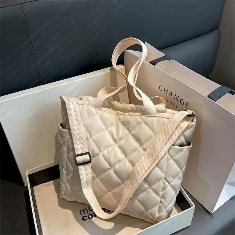 

Foufurieux Brand Designer Women's Tote Bags Autumn Winter New Lady Shoulder Bag High Quality Handbags Large Capacity Shopper Bag