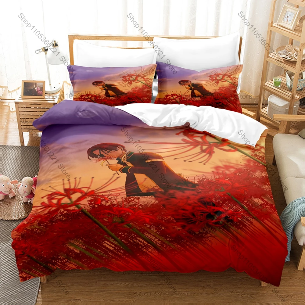 Cool Hit Shonen Delinquent Anime Wind Breaker Hayato Suou 3PCS Bedding Duvet Cover + 2 Pillowcases Otaku Fan Quilt Set