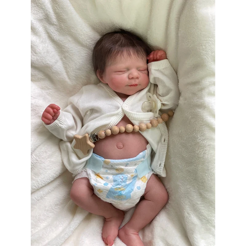 19inch 48cm Full Vinyl BodyReborn Doll Pascale  with 3D Skin Multiple Layers Painting with Visible Veins