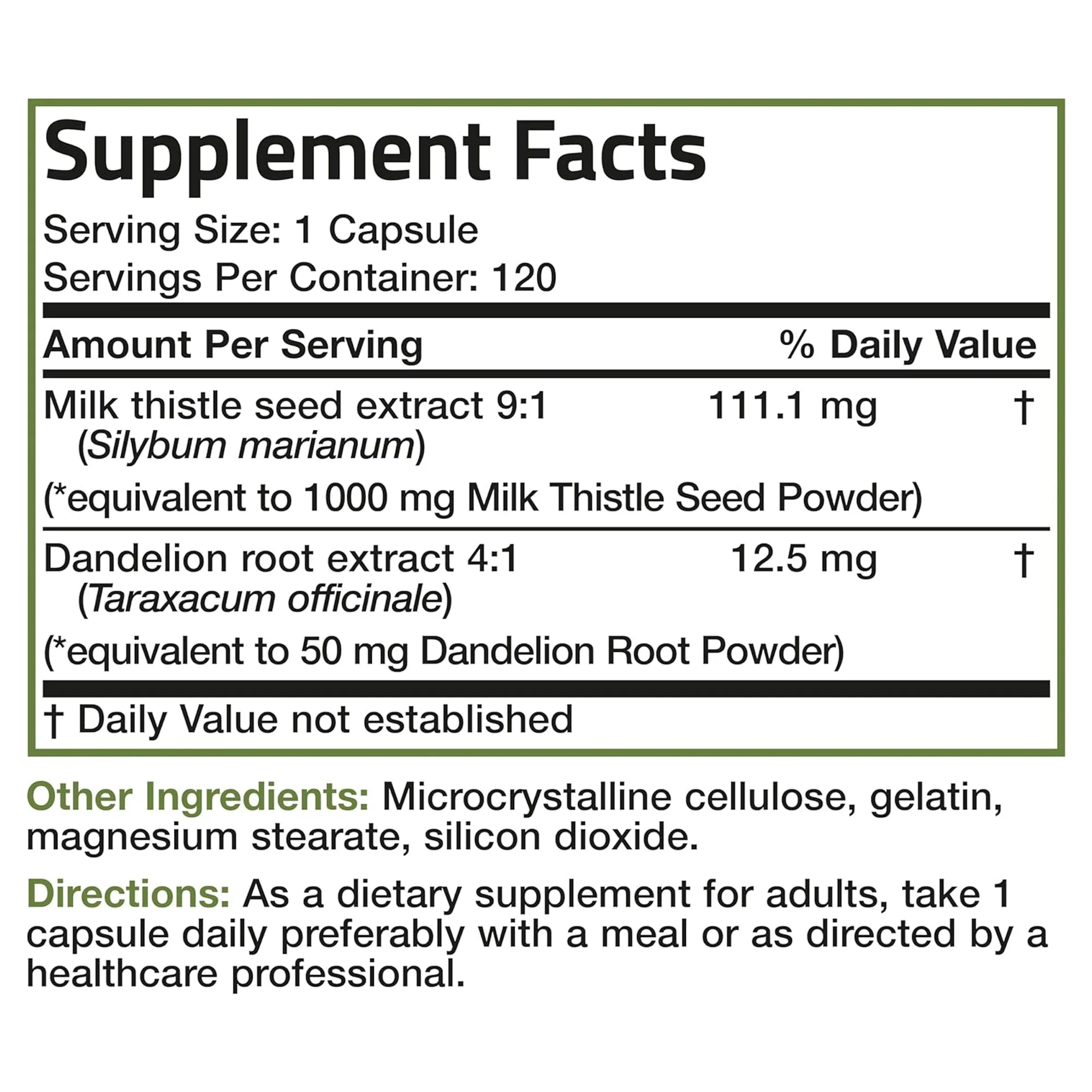 شوك الحليب 1000 ملغ - يساعد على دعم وظائف الكبد الصحية وإزالة السموم والتطهير، ومضادات الأكسدة الطبيعية، والحفاظ على الصحة #2