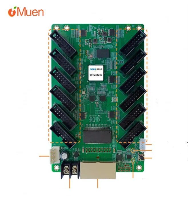 Novastar MRV412-N Received Card Control System Using For Led Display Screen Nova Receiving Card