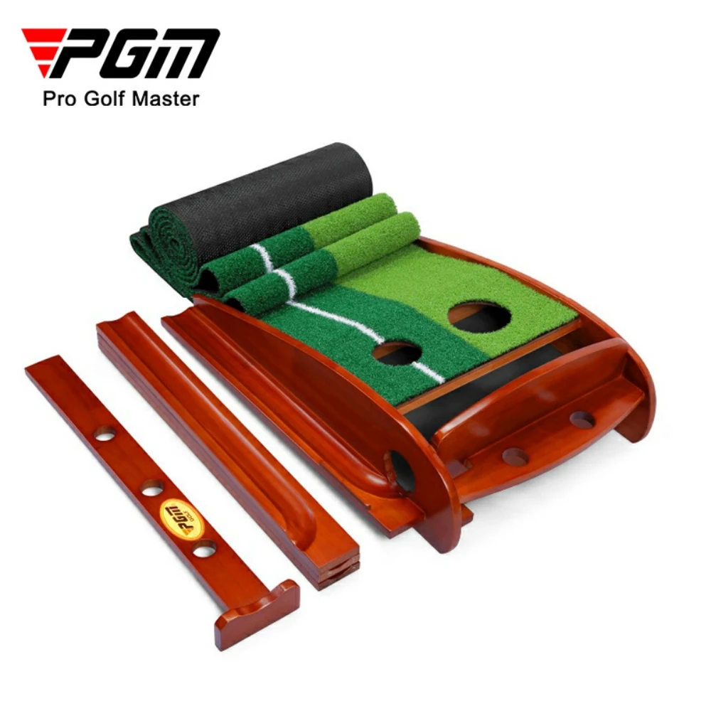 

Golf Putting Indoor Trainer Solid Wood Putter Exercise Golf Practice Putting Equipment with Automatic Ball Return System（3M/3.5M