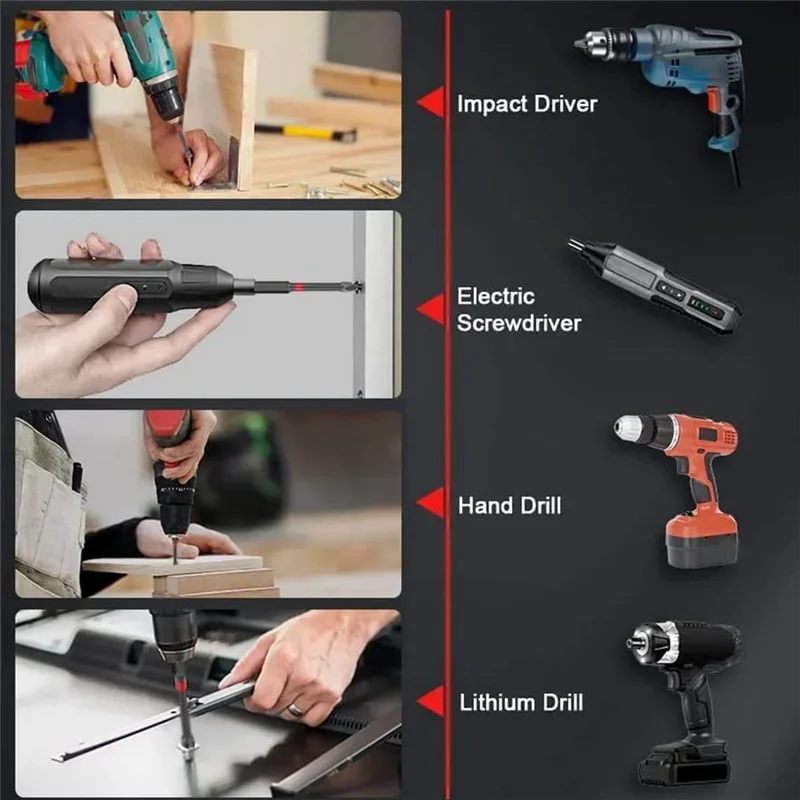 Set di punte per cacciavite magnetico, punte magnetiche da 18 pezzi, punta per cacciavite in acciaio per trapano a percussione con cacciavite elettrico