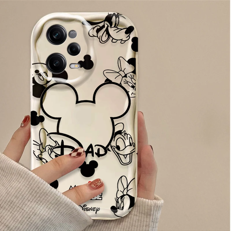 Cute Mickey Minnie Mouse Case for Xiaomi Redmi Note 14 13 12 11 10 9 Pro Plus 14S 12S 11S 10S 9S Redmi 14C 14R 13C 12 4G 5G Etui