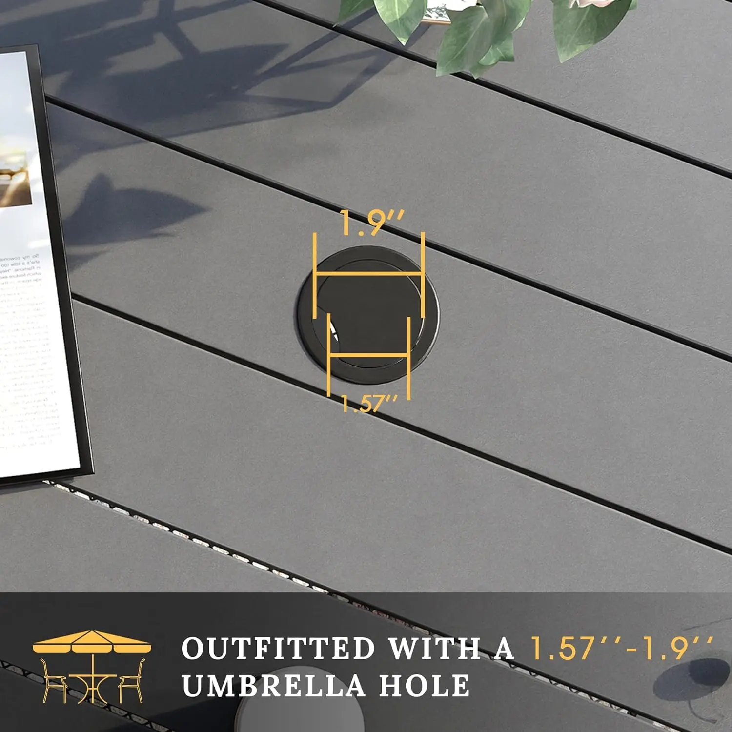 Large Patio Dining Set 60