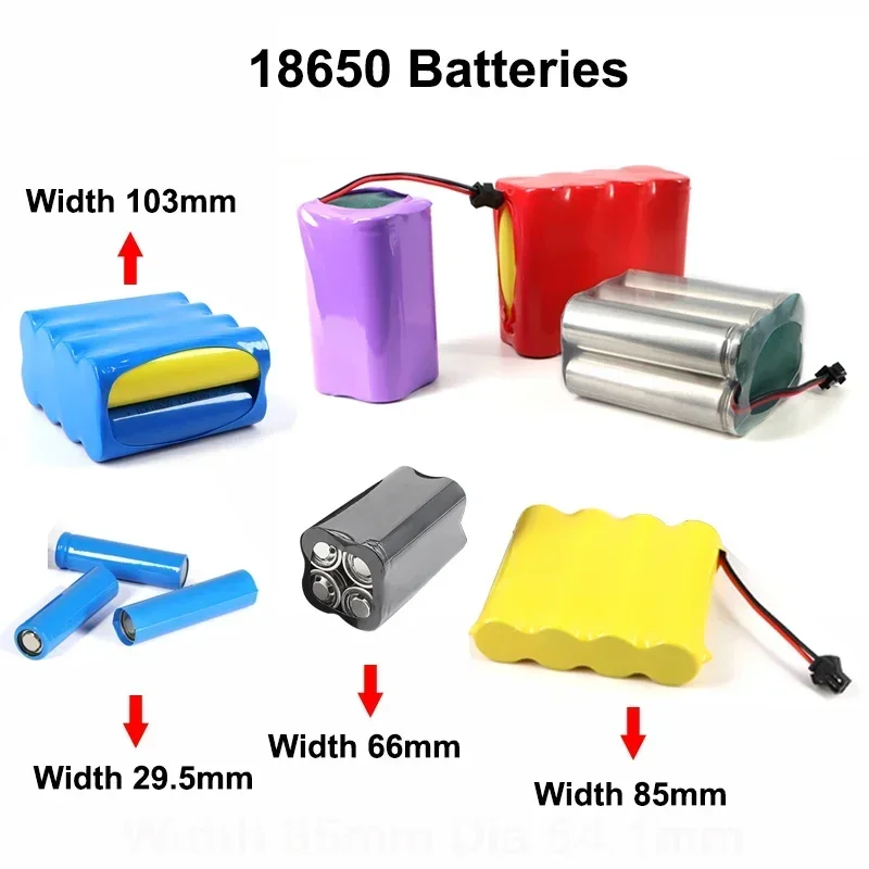 1 Meter 18650 Battery Pack Wrap Width 50mm ~ 188mm PVC Heat Shrink Tube Insulated Wrapping Film Wire Protection Case Cover