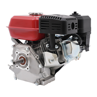 7.5hp Black Gasoline Engine Single Cylinder Four Stroke Ohv 4kw 170f-7.5hp Pull Start Air Cooling Gas Engine Motor 3600rpm
