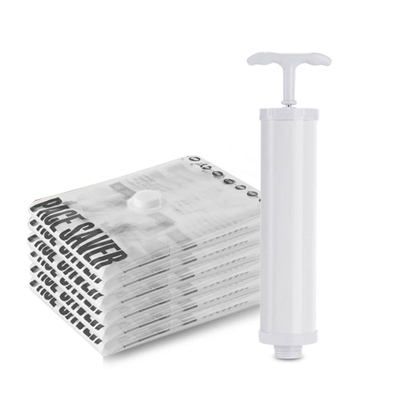 

P5-6X Vacuum Storage Bags , Sealer Compression Bags With Travel Hand Pump For Blankets, Comforters, Clothes Storage