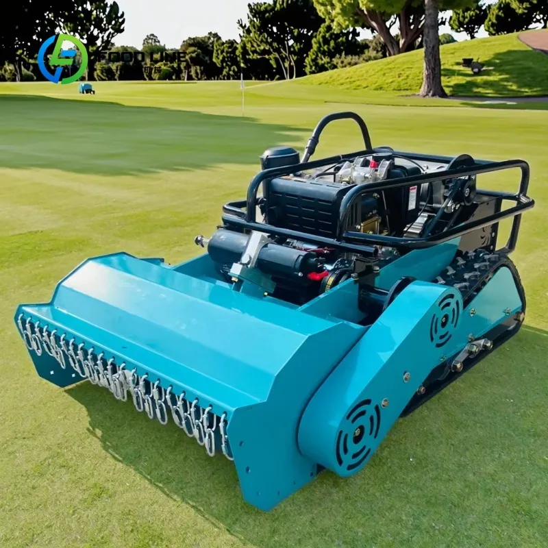 

Custom Diesel engine row type commercial professional remote control robot lawn mower