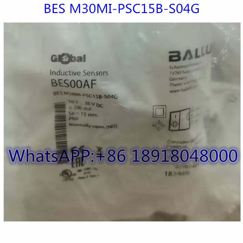 

Brand New BES M30MI-PSC15B-S04G Inductive proximity switch BES00AF Fast Shipping