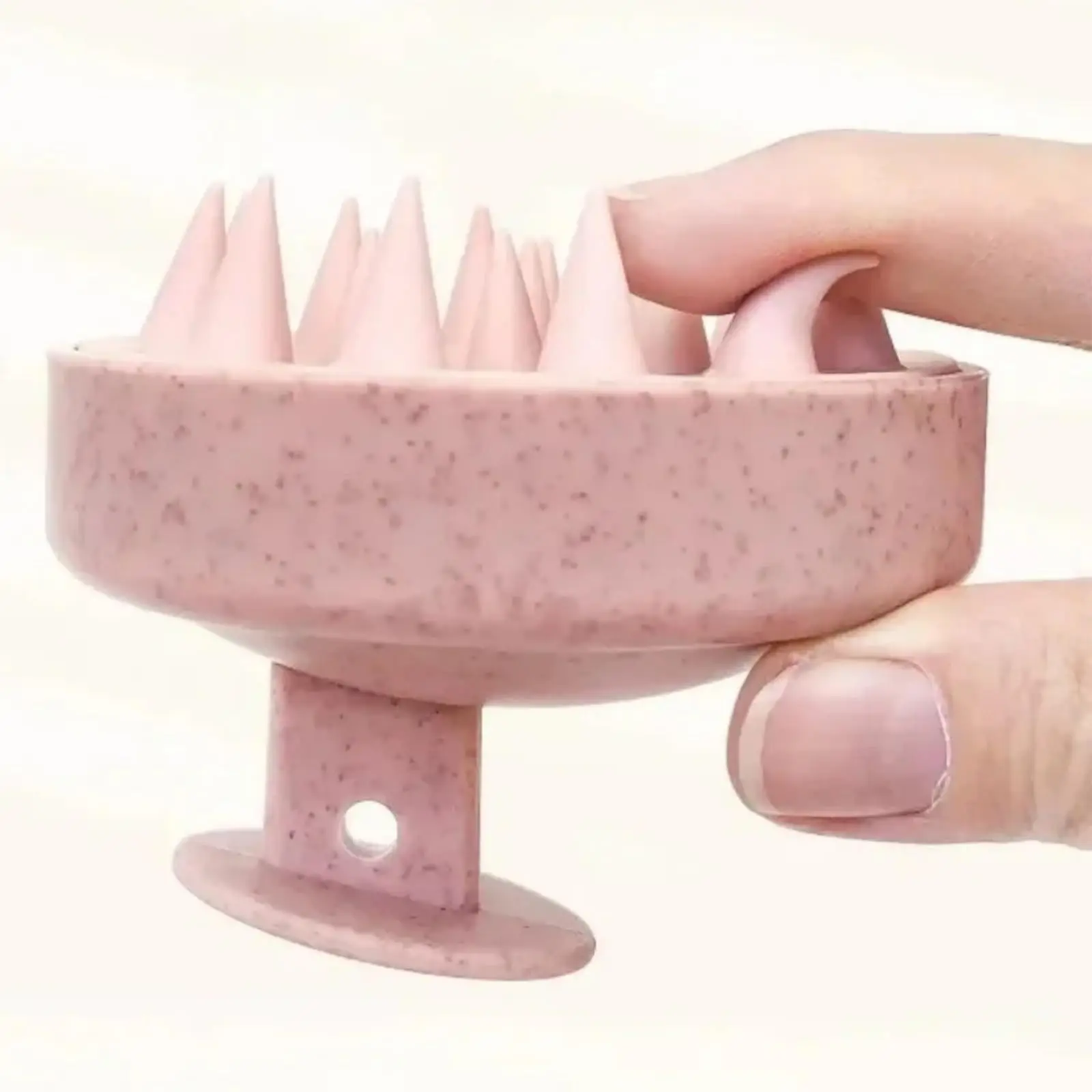 1 solid shampoo and massage brush, soft scalp massager, suitable for dandruff, thick, wet and dry hair, scalp exfoliating brush, massage shampoo brush/comb, hair brush, comb, shampoo brush - Detail 1