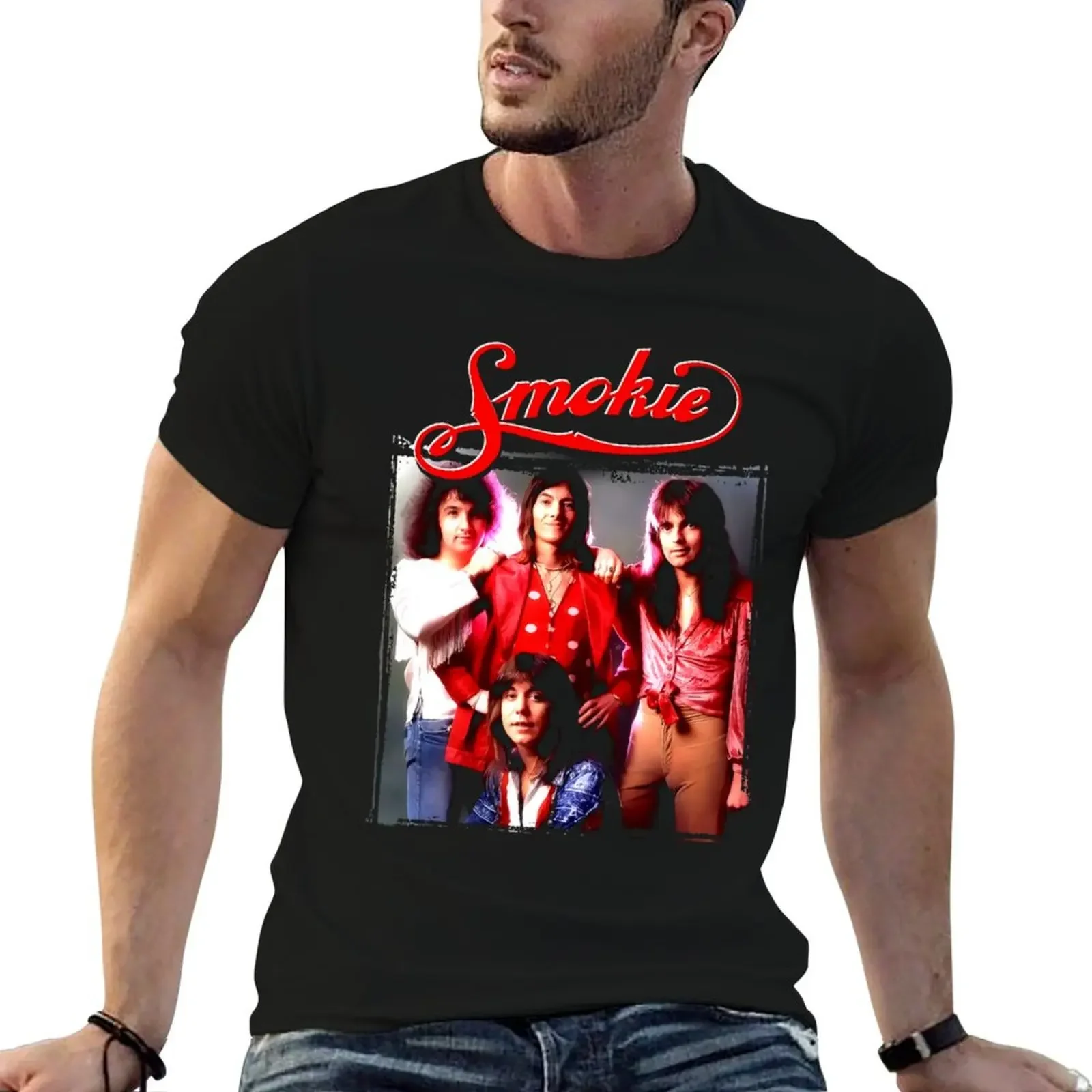 Forever Smokie Band T-Shirt custom t shirt summer top mens shirts graphic tee