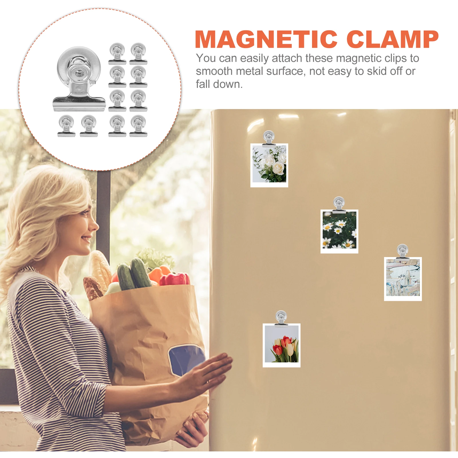 12 個磁気クリップホワイトボード金属表面強力なマグネットクリップ ganizer 家庭用キッチンツールペーパーホルダーオフィス