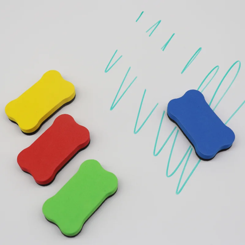 1 قطعة عالية الجودة صغيرة العظام الملونة المغناطيسي الأبيض مجلس محايات Drywipe ماركر الأنظف المعلم مدرسة مكتب السبورة #2