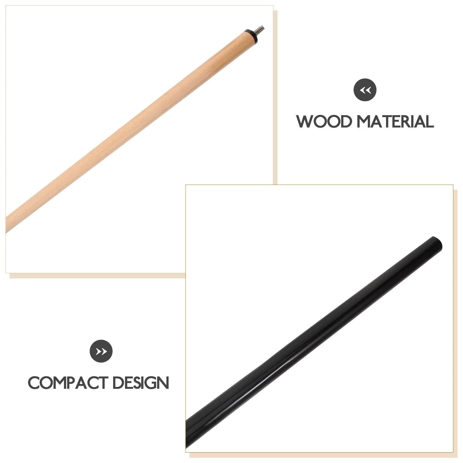 

Компактный бильярдный кий из натурального дерева, легкий, прочный, износостойкий, для начинающих, кий для снукера