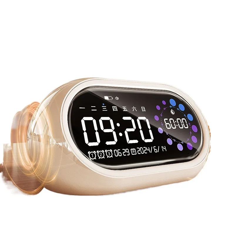 For Smart Alarm Clock Rechargeable Student Timer Loud Volume Timer Reminder Time Manager USB Alarm Clock