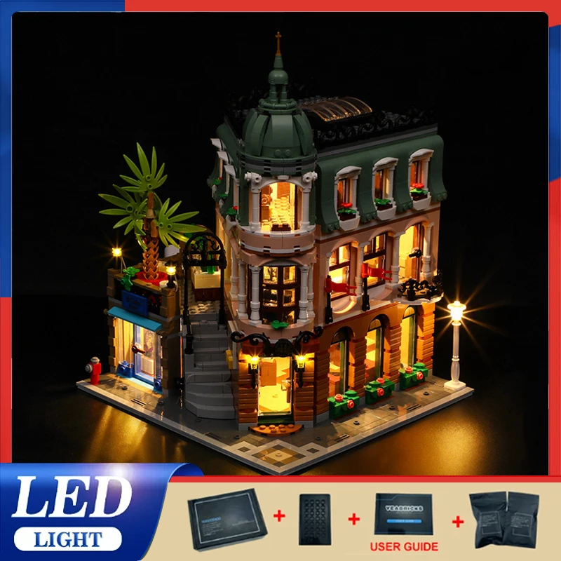 Diy LED Light Kit For LEGO 10297 Boutique Hotel (Only LED Light,Without Blocks Model )