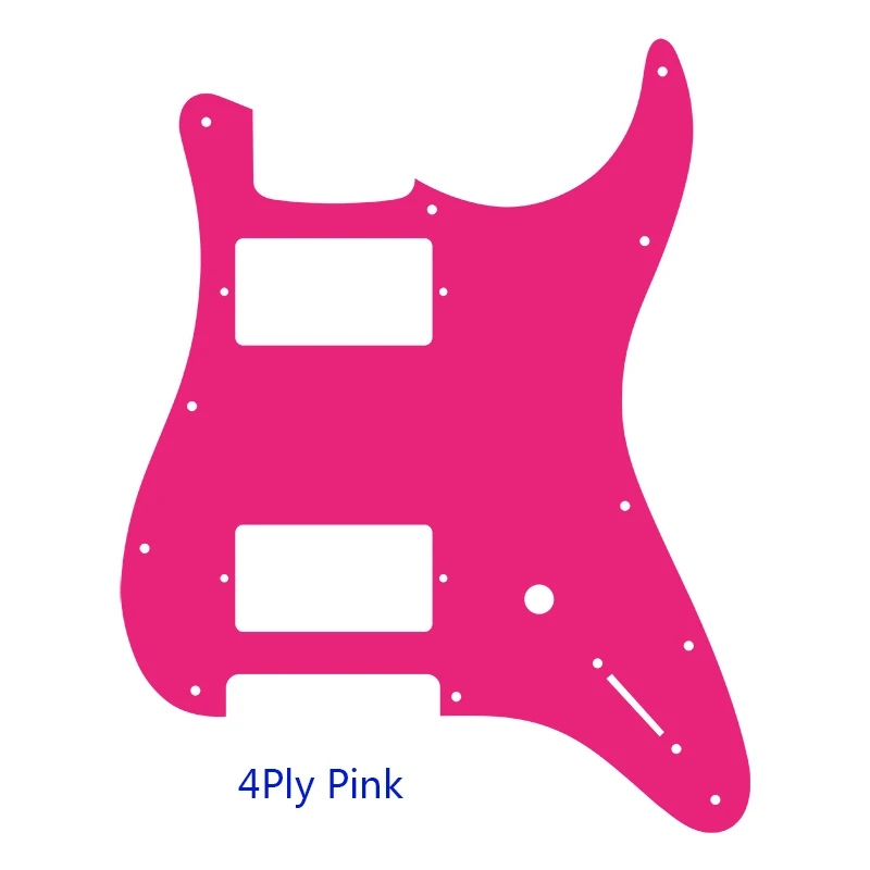 Fei Man Custom Guitar Parts - For US Fender Jim Root Strat HH Guitar Pickguard Cratch Plate Multicolor Choice