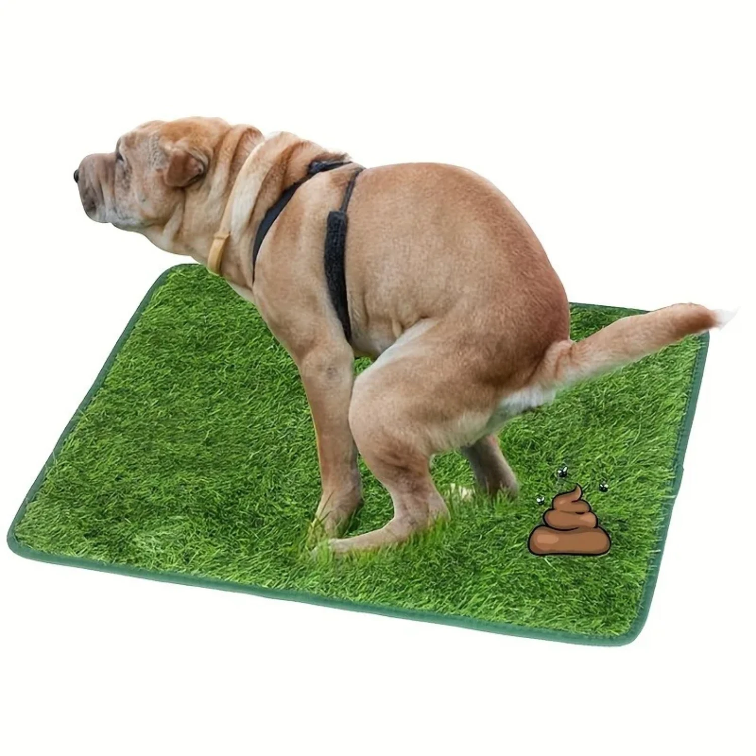 Premium Indoor/Outdoor Washable Dog Training Mat - Odor Control, Easy Potty Training - Pee Grass for Clean Training