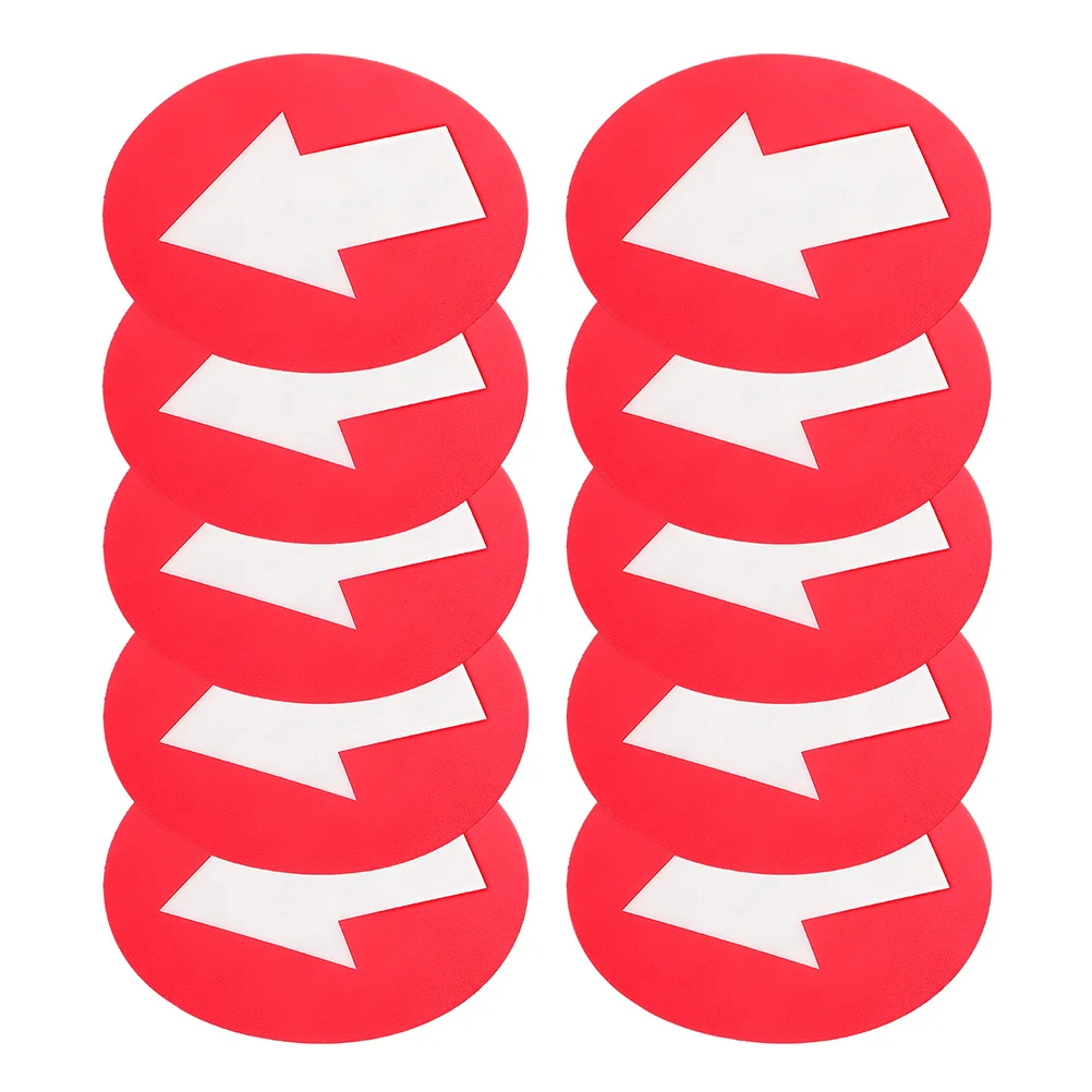 20Pcs Reflective Trail Markers Clear Arrow Direction Signs for Stairway Pathways Trail Markers Reflective Marker