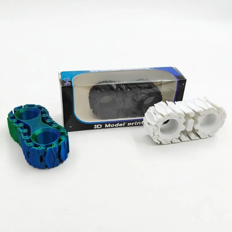 1 قطعة جيروسكوب الإصبع جديد ثلاثية الأبعاد مطبوعة مجنزرة الإصبع مرنة وممتعة لعبة الإجهاد تخفيف اللعب ألعاب متململة هدايا عيد الميلاد