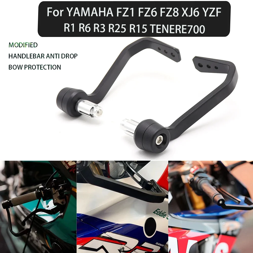 

Motorcycle CNC Handle Grips Brake Clutch Lever Protector Guard For YAMAHA FZ1 FZ6 FZ8 XJ6 YZF R1 R6 R3 R25 R15 TENERE700