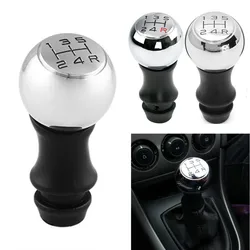 Chrome Matte 5 6 Speed Alloy MT Gear Shift Knob for Peugeot 206 306 106 307 308 301 308 807 Citroen C1 C2 C3 C4 Lever Stick