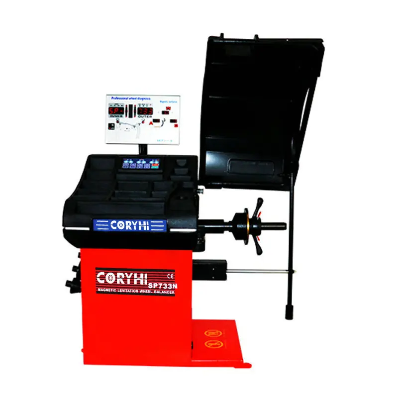 Maglev laser vertical dynamic positioning automatic tire dynamic balancing machine