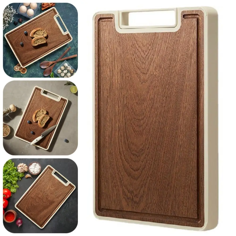 Anti-Bacterial Double-sided Cutting Board Anti-Slip Non-sticky Wood Chopping Board Odor-Free Anti-Mold Kitchen Chopping Block