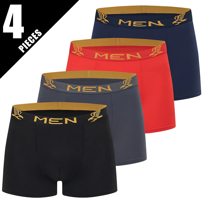 

Набор из 4/5 предметов: Мужское модное и универсальное нижнее белье в разноцветной комбинации, удобные боксеры, подходящие как базовые шорты для пляжа.