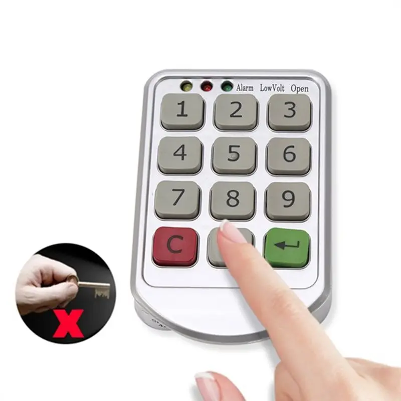 B67C Digital Electronic Cabinet Door Lock Coded Keypad Password System Intelligent Number Based Security Solution